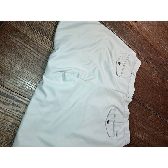 40x29 Izod Black Cream Pleated Front Cuffed Hem Dress Casual Pants with Pockets - Picture 4 of 4